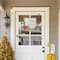 Glitzhome® 15.75" Fall Wooden Ivory Pumpkin Wall Art